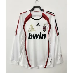 Koszulka AC Milan Retro 2006-07 Wyjazdowa Męska Długi Rękaw