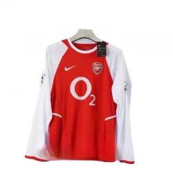 Koszulka Arsenal FC Retro 2002-04 Domowa Męska Długi Rękaw