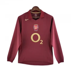 Koszulka Arsenal FC Retro 2005-06 Domowa Męska Długi Rękaw