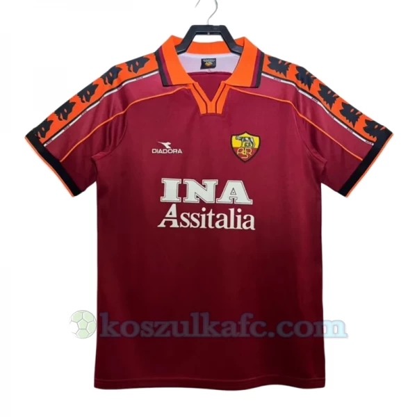 Koszulka AS Roma Retro 1998-99 Domowa Męska