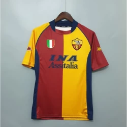 Koszulka AS Roma Retro 2000-01 Domowa Męska