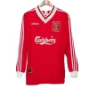 Koszulka Liverpool FC Retro 1995-96 Domowa Męska Długi Rękaw