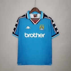 Koszulka Manchester City Retro 1997-98 Domowa Męska