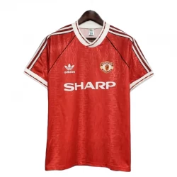 Koszulka Manchester United Retro 1990-91 Domowa Męska