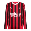 Koszulka Piłkarska AC Milan Rafa Leao #10 2024-25 Domowa Męska Długi Rękaw