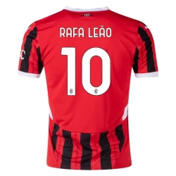 Koszulka Piłkarska AC Milan Rafa Leao #10 2024-25 Domowa Męska