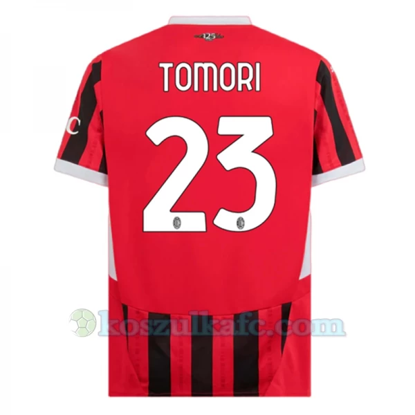 Koszulka Piłkarska AC Milan Tomori #23 2024-25 Domowa Męska