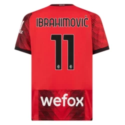 Koszulka Piłkarska AC Milan Zlatan Ibrahimović #11 2023-24 Domowa Męska