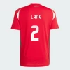 Koszulka Piłkarska Adam Lang #2 Węgry Mistrzostwa Europy 2024 Domowa Męska