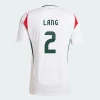 Koszulka Piłkarska Adam Lang #2 Węgry Mistrzostwa Europy 2024 Wyjazdowa Męska