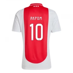 Koszulka Piłkarska AFC Ajax Amsterdam Akpom #10 2024-25 Domowa Męska