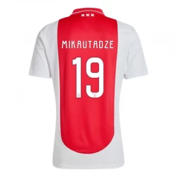 Koszulka Piłkarska AFC Ajax Amsterdam Georges Mikautadze #19 2024-25 Domowa Męska