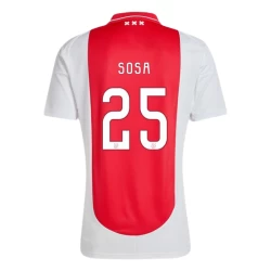 Koszulka Piłkarska AFC Ajax Amsterdam Sosa #25 2024-25 Domowa Męska