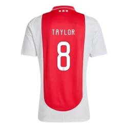 Koszulka Piłkarska AFC Ajax Amsterdam Taylor #8 2024-25 Domowa Męska