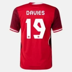 Koszulka Piłkarska Alphonso Davies #19 Kanada Copa America 2024 Domowa Męska
