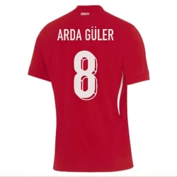 Koszulka Piłkarska Arda Guler #8 Turcja Mistrzostwa Europy 2024 Wyjazdowa Męska