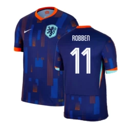 Koszulka Piłkarska Arjen Robben #11 Holandia Mistrzostwa Europy 2024 Wyjazdowa Męska