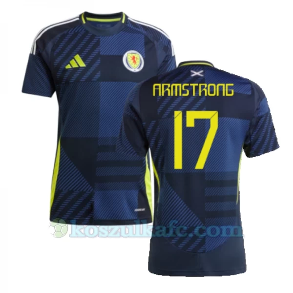 Koszulka Piłkarska Armstrong #17 Szkocja Mistrzostwa Europy 2024 Domowa Męska