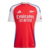 Koszulka Piłkarska Arsenal FC Saliba #2 2024-25 Domowa Męska