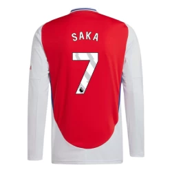 Koszulka Piłkarska Arsenal FC Bukayo Saka #7 2024-25 Domowa Męska Długi Rękaw