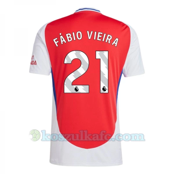 Koszulka Piłkarska Arsenal FC Fabio Vieira #21 2024-25 Domowa Męska