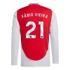 Koszulka Piłkarska Arsenal FC Fabio Vieira #21 2024-25 Domowa Męska Długi Rękaw
