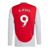 Koszulka Piłkarska Arsenal FC G. Jesus #9 2024-25 Domowa Męska Długi Rękaw