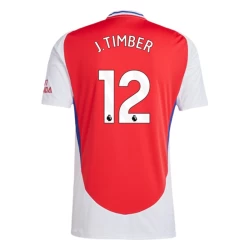 Koszulka Piłkarska Arsenal FC J.Timber #12 2024-25 Domowa Męska