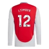 Koszulka Piłkarska Arsenal FC J. Timber #12 2024-25 Domowa Męska Długi Rękaw