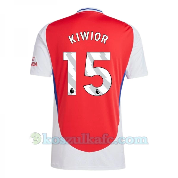 Koszulka Piłkarska Arsenal FC Kiwior #15 2024-25 Domowa Męska