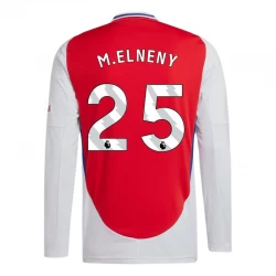 Koszulka Piłkarska Arsenal FC M. Elneny #25 2024-25 Domowa Męska Długi Rękaw