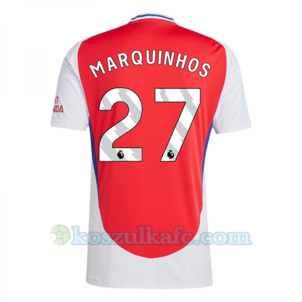 Koszulka Piłkarska Arsenal FC Marquinhos #27 2024-25 Domowa Męska