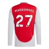 Koszulka Piłkarska Arsenal FC Marquinhos #27 2024-25 Domowa Męska Długi Rękaw