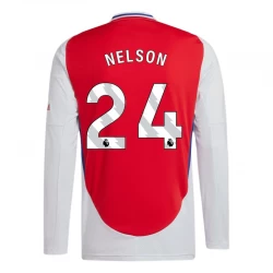 Koszulka Piłkarska Arsenal FC Nelson #24 2024-25 Domowa Męska Długi Rękaw