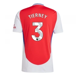 Koszulka Piłkarska Arsenal FC Tierney #3 2024-25 Domowa Męska