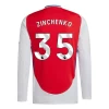 Koszulka Piłkarska Arsenal FC Zinchenko #35 2024-25 Domowa Męska Długi Rękaw