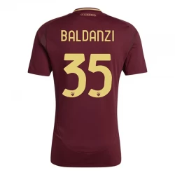 Koszulka Piłkarska AS Roma Baldanzi #35 2024-25 Domowa Męska