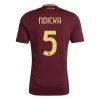 Koszulka Piłkarska AS Roma Ndicka #5 2024-25 Domowa Męska