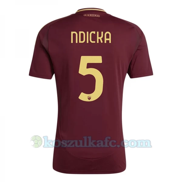 Koszulka Piłkarska AS Roma Ndicka #5 2024-25 Domowa Męska