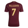 Koszulka Piłkarska AS Roma Pellegrini #7 2024-25 Domowa Męska