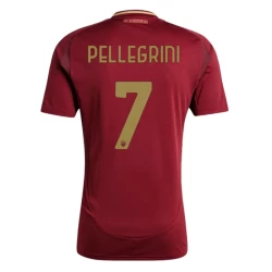 Koszulka Piłkarska AS Roma Pellegrini #7 2024-25 Domowa Męska