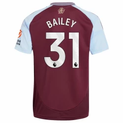 Koszulka Piłkarska Aston Villa Bailey #31 2024-25 Domowa Męska