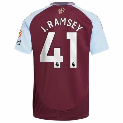 Koszulka Piłkarska Aston Villa J. Ramsey #41 2024-25 Domowa Męska