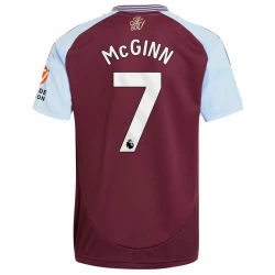 Koszulka Piłkarska Aston Villa Mcginn #7 2024-25 Domowa Męska