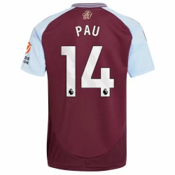 Koszulka Piłkarska Aston Villa Pau #14 2024-25 Domowa Męska