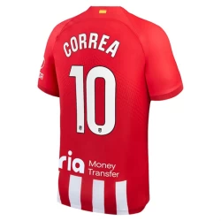 Koszulka Piłkarska Atlético Madrid Correa #10 2023-24 Domowa Męska
