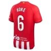 Koszulka Piłkarska Atlético Madrid Koke #6 2023-24 Domowa Męska