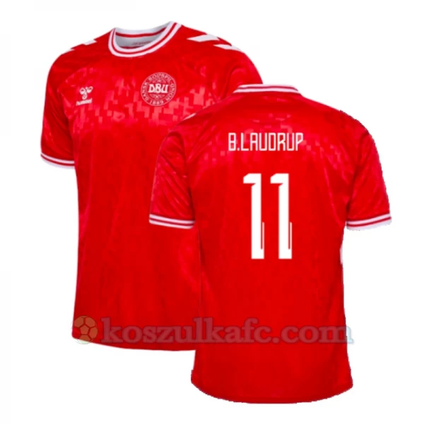Koszulka Piłkarska B.Laudrup #11 Dania Mistrzostwa Europy 2024 Domowa Męska