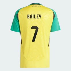 Koszulka Piłkarska Bailey #7 Jamajka Copa America 2024 Domowa Męska