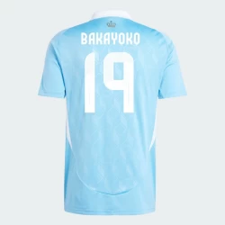 Koszulka Piłkarska Bakayoko #19 Belgia Mistrzostwa Europy 2024 Wyjazdowa Męska
